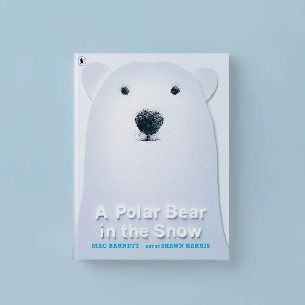A Polar Bear in the Snow children's book by Mac Barnett and Shawn Harris