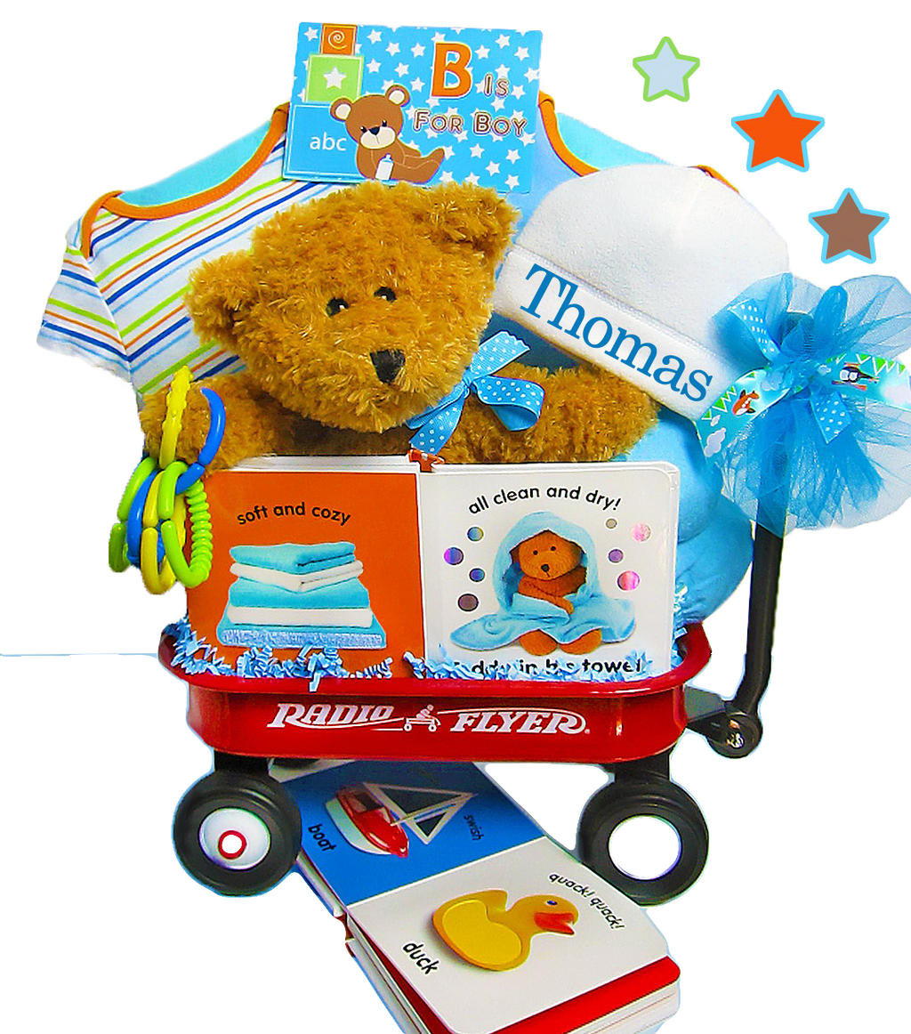 For a Beary Sweet Baby Boy  Baby shower gifts for boys, Baby shower  baskets, Baby boy gift baskets