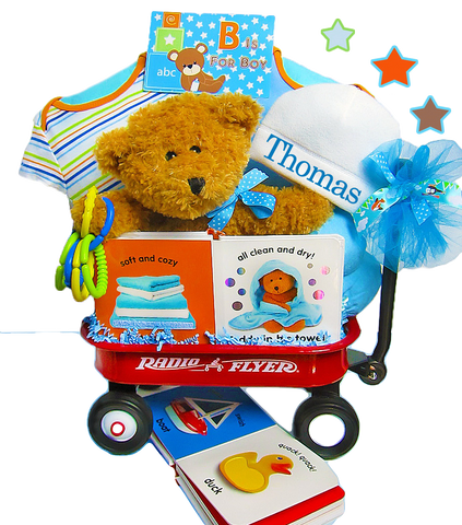 Cuddles & Cookies Baby Gift Basket - SKU:  BBC322