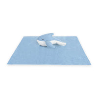 Blue Whale | Organic Lovey Security Blanket