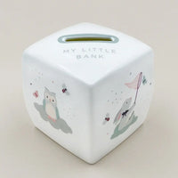 Eco Bunny & China Money Box Keepsake Gift Set for Baby Boys