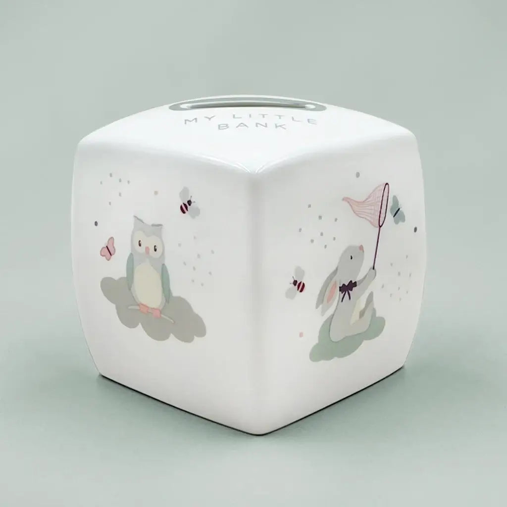 Eco Bunny & China Money Box Keepsake Gift Set for Baby Boys