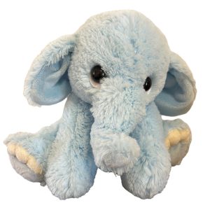 Add Plush Elephant - Blue