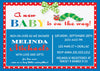 Little Caterpillar Baby Shower Invitation