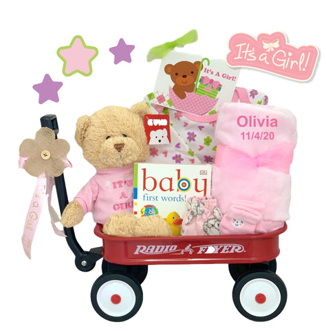 Deluxe Welcome Baby Basket - SKU:  GBDS-890111