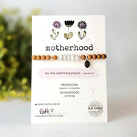 For This Child Motherhood Bracelet | New Mom Gift Add-On | Moonstone