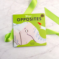 Wild Opposites hardcover board book for babies