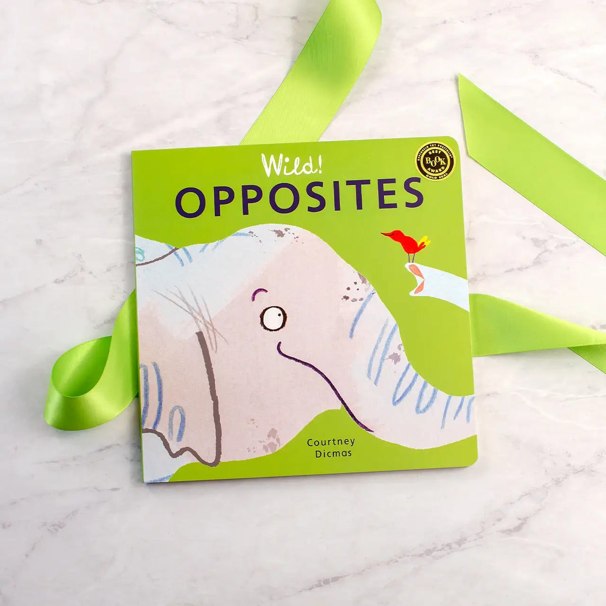 Wild Opposites hardcover board book for babies