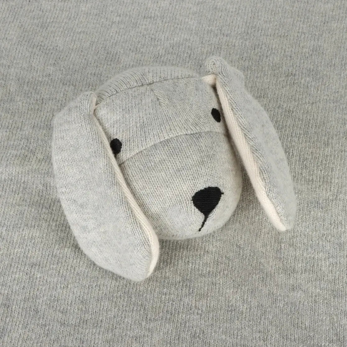 Biscuit Puppy Organic Lovey | Baby Security Blanket | Gray