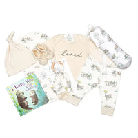 Paws & Pages  - Organic Otter Baby Gift Basket W/ Storybook