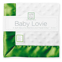 Plush Dot Baby Lovey | Personalized Security Blanket | Green