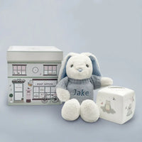 Eco Bunny & China Money Box Keepsake Gift Set for Baby Boys