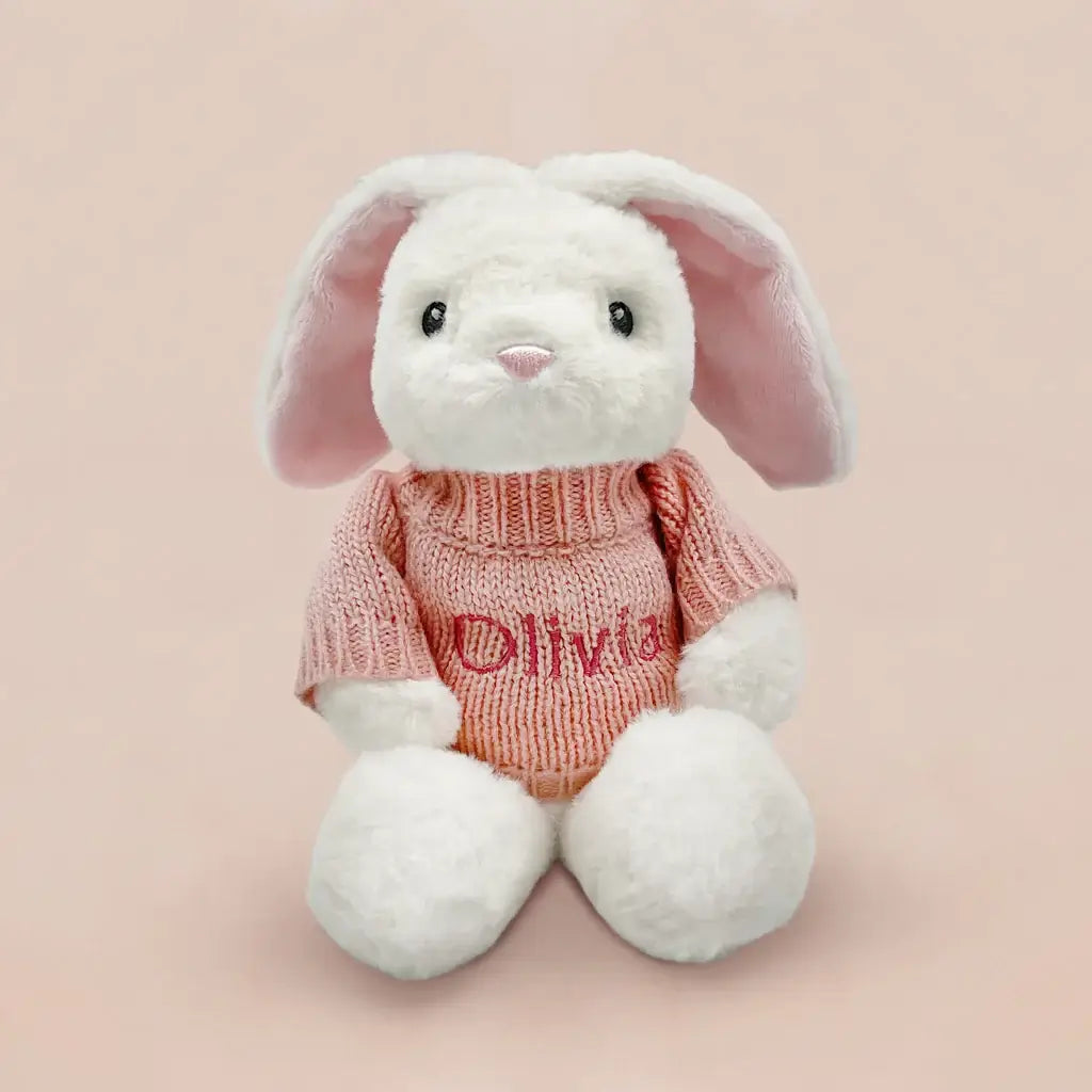 Eco Bunny & China Money Box Keepsake Gift Set for Baby Girls