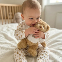 Personalized Teddy Bear & Baby Pajamas Gift Set