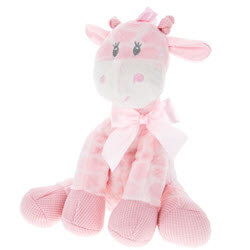 Gracie, a 9-inch pink giraffe plush stuffed animal