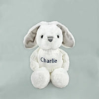 The Cozy Cottontail Duo | Twin Baby Gift Set | Plush Bunny & Bathrobe Set