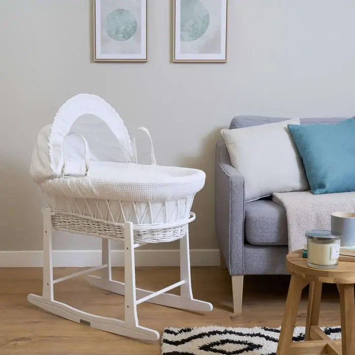 The Little Luxury | Moses Basket Gift Set | Baby Girl