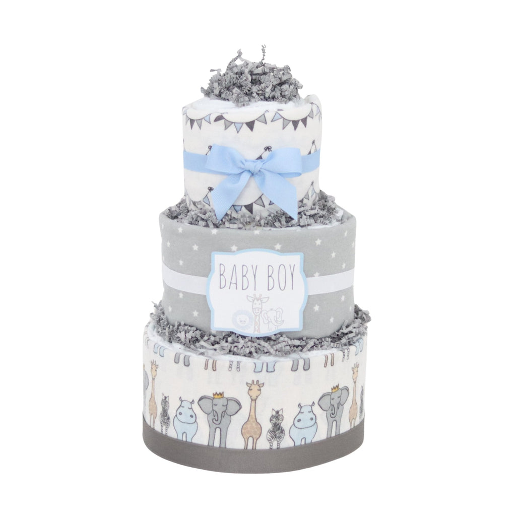 Royal Safari Diaper Cake - SKU:  DCBG1002