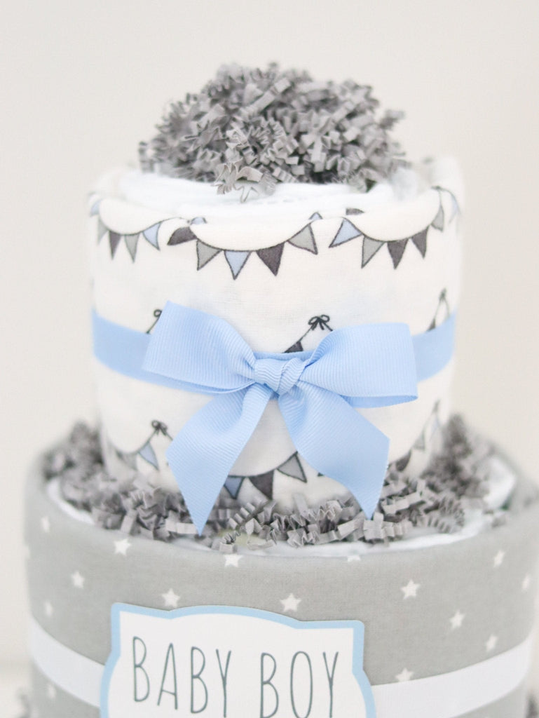 Royal Safari Diaper Cake - SKU:  DCBG1002