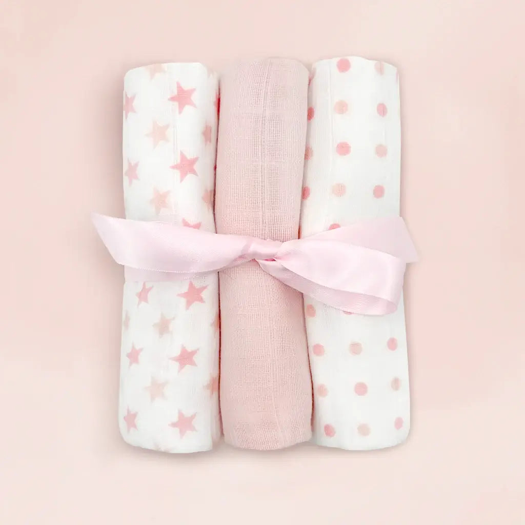 The Little Luxury | Moses Basket Gift Set | Baby Girl