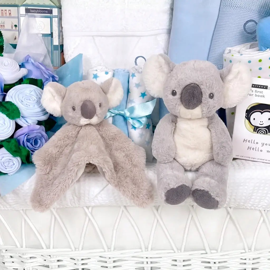 The Little Luxury | Moses Basket Gift Set | Baby Boy