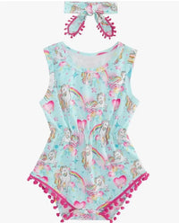 Magical Unicorn - Organic Baby Girl Basket