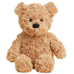 Warmies Cory 14-inch plush teddy bear, lavender scented and microwavable, a baby gift add-on