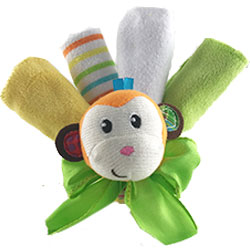 Add Washcloth (4) /Wrist Rattle Gift Set