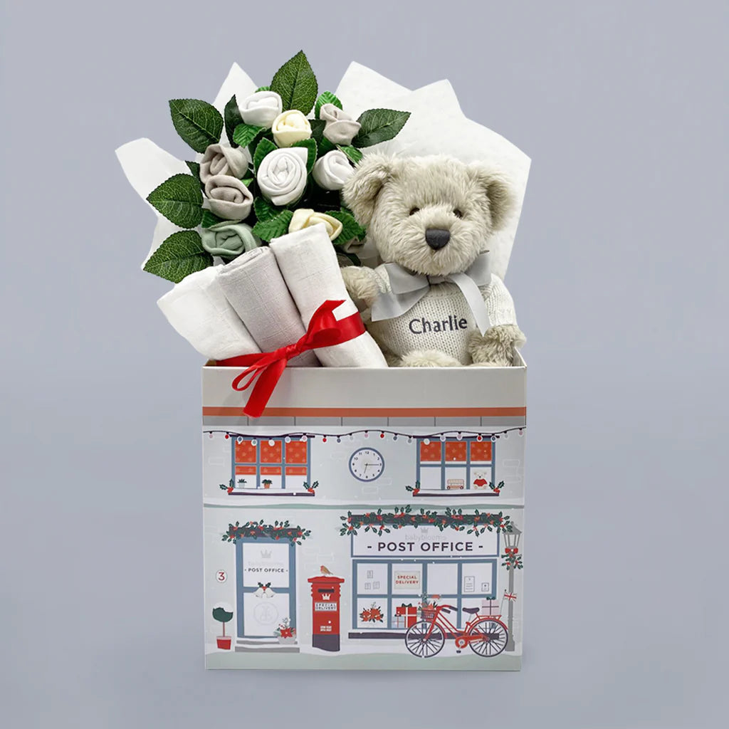 Christmas Personalized Bear Baby Gift Box