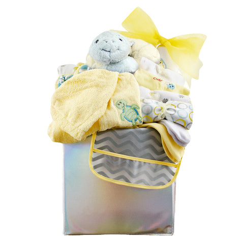 Deluxe Welcome Baby Basket - SKU:  GBDS-890111