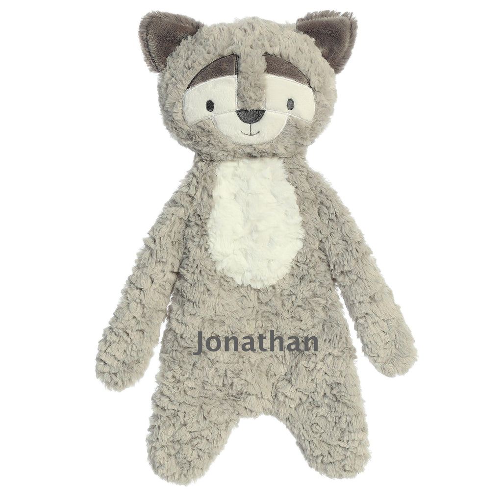 RJ Racoon Personalized Baby Blanket