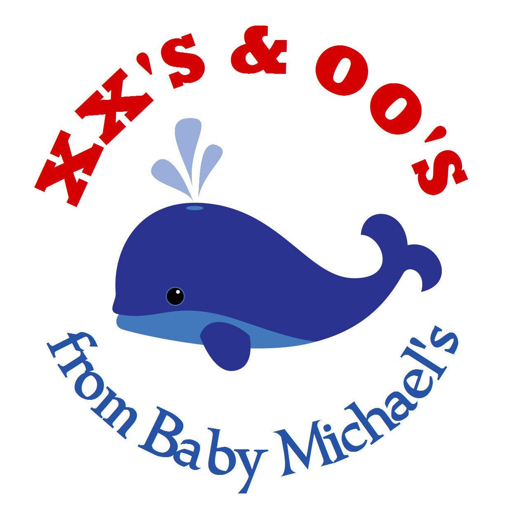Blue Whale Circle Sticker - Gift Tags & Stickers (#GTS9) - StorkBabyGiftBaskets