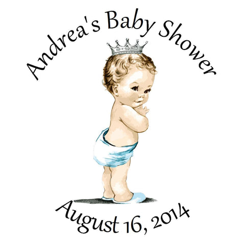 Bun In The Oven - Personalized Baby Girl Party Sticker Labels