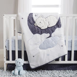 Bearly Dreaming 4 Piece Crib Bedding Set  SKU:  TLP55354 - StorkBabyGiftBaskets.com