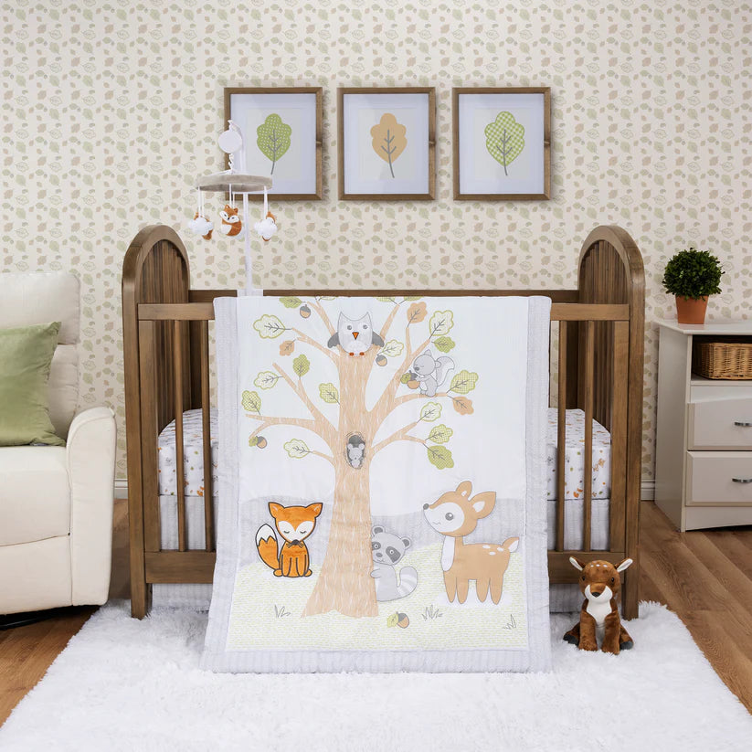 Friendly Forest 4 Piece Crib Bedding Collection by Sammy & Lou®