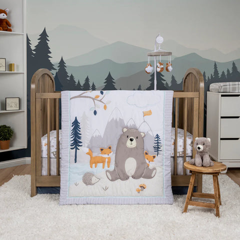 Bearly Dreaming 4 Piece Crib Bedding Set  SKU:  TLP55354