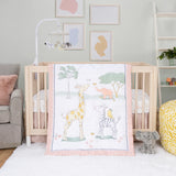 Sweet Safari 4 Piece Crib Bedding Set by Sammy & Lou®