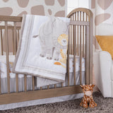 Safari Snuggle 4 Piece Crib Bedding Set - SKU:  TLP55494 - StorkBabyGiftBaskets.com