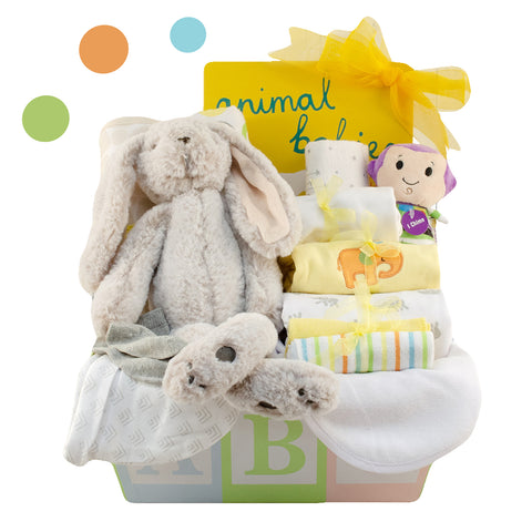 Bunny and Blanket Boy Gift Set - SKU:  BBC- BBBBS