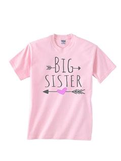 Add Big Sister T-Shirt (Arrows - 6) - StorkBabyGiftBaskets.com