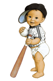 Baseball Chalkboard Boy Baby Shower Invitations (#SBGB127) - StorkBabyGiftBaskets - 2