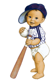 Baseball Chalkboard Boy Baby Shower Invitations (#SBGB127) - StorkBabyGiftBaskets - 4