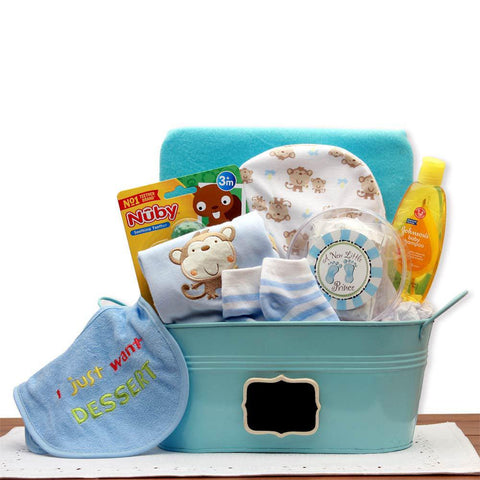 Cuddles & Cookies Baby Gift Basket - SKU:  BBC322