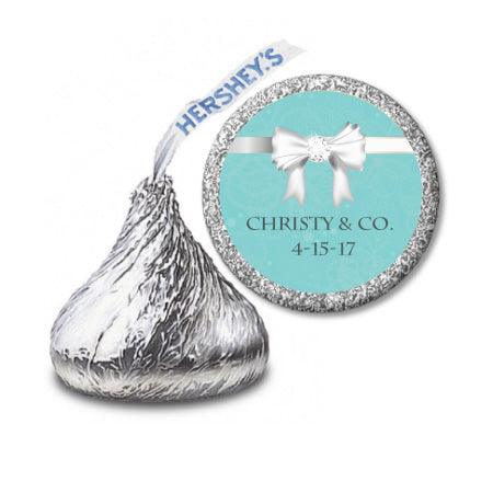 Baby & Co. - Hershey Kisses Shower Sticker Favor - StorkBabyGiftBaskets.com