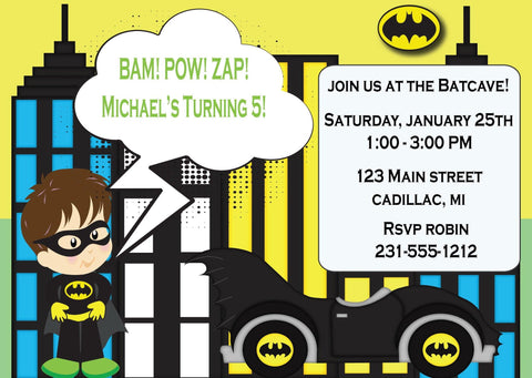 Teenage Tennis Shoe Birthday Invite