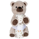 Bear Plush & Blanket Gift Set