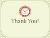 Boho Boy Baby Shower Thank You Card