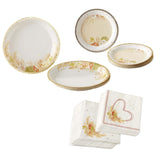 BOHO BABY 62 PIECE PARTY TABLEWARE SET (16 GUESTS)