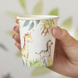 Safari Baby 7 oz Paper Cups (Set of 16)  SKU:  BSF28599NA - StorkBabyGiftBaskets.com