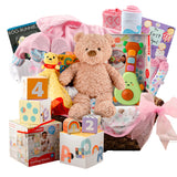 Family Baby Gift Basket Girl